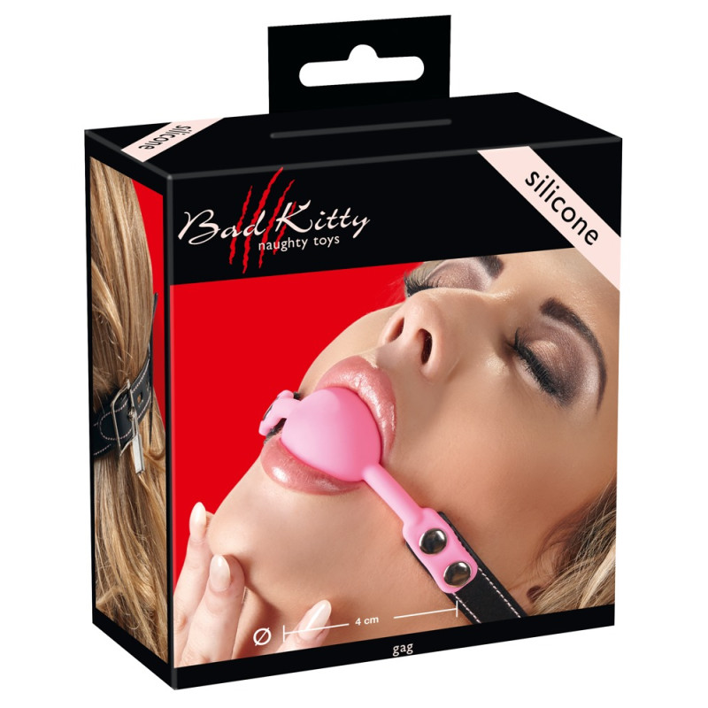 Кляп Bad Kitty 249187 Gag silicone Розовый Кляп Bad Kitty 249187 Gag silicone Розовый