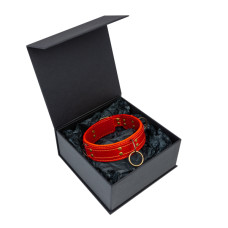 Премиум ошейник LOVECRAFT размер S красный