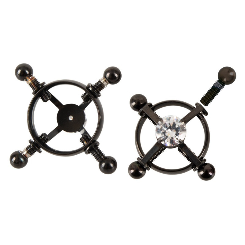 Зажимы на соски Bad Kitty Nipple Jewellery Black