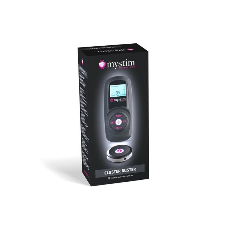 Электростимулятор Mystim Cluster Buster 8 каналов, 12+5 программ, беспроводное управление Электростимулятор Mystim Cluster Buster 8 каналов, 12+5 программ, беспроводное управление