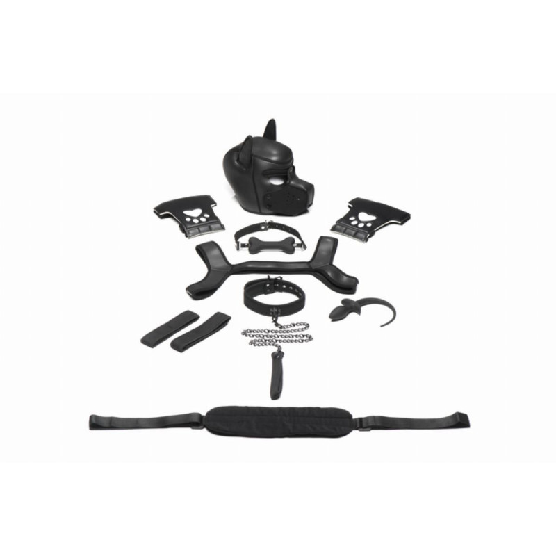 Набор BDSM щенка Master Series Luxury Pup Arsenal Set - Black Набор BDSM щенка Master Series Luxury Pup Arsenal Set - Black