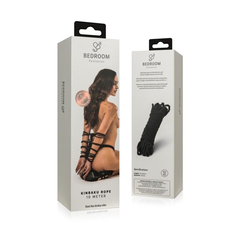Веревка для Кинбаку Bedroom Fantasies: Kinbaku Bondage Rope Cotton - 5 метров, хлопок (фактическая длина 5 м) Веревка для Кинбаку Bedroom Fantasies: Kinbaku Bondage Rope Cotton - 5 метров, хлопок (фактическая длина 5 м)