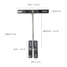 Бондаж для шеи и запястья Ds Fetish Metal bondage spreader bar with restraints black