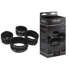 Наручники StRubber STEAMY SHADES Wrist to Ankle Cuffs