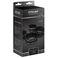 Наручники StRubber STEAMY SHADES Wrist to Ankle Cuffs