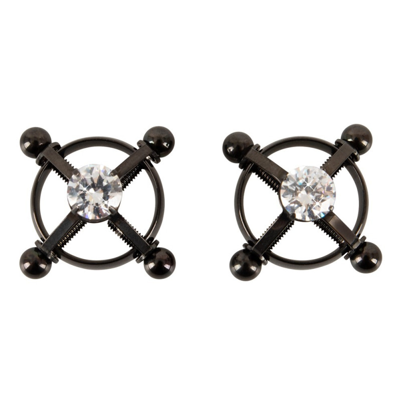 Зажимы на соски Bad Kitty Nipple Jewellery Black