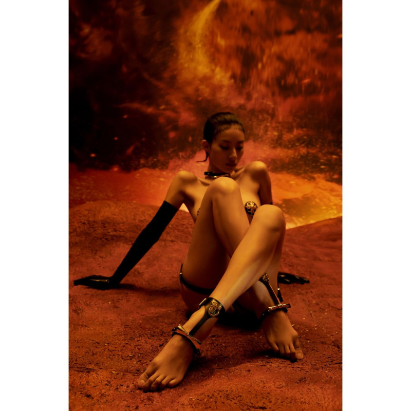 Поножі з італійської шкіри із золотими деталями UPKO Butterfly cuffs Поножі з італійської шкіри із золотими деталями UPKO Butterfly cuffs