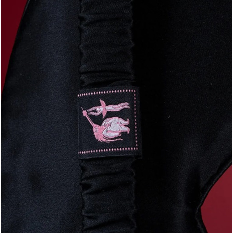 Маска на очі з написом Bitch! від UPKO, шовкова, White Маска на очі з написом Bitch! від UPKO, шовкова, White