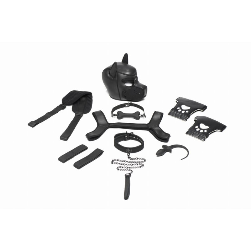 Набор BDSM щенка Master Series Luxury Pup Arsenal Set - Black Набор BDSM щенка Master Series Luxury Pup Arsenal Set - Black