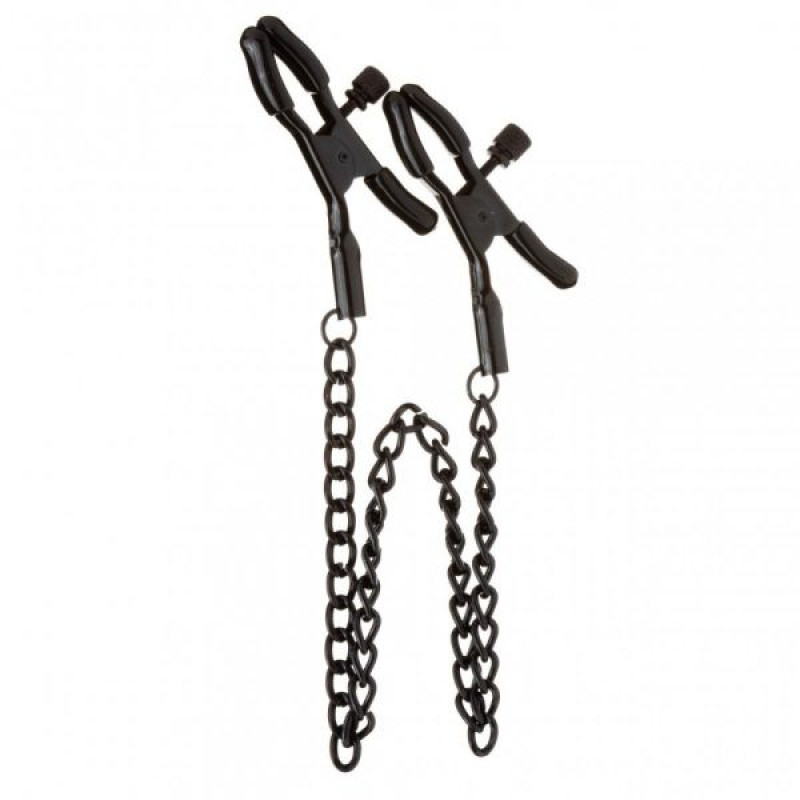 Зажимы на соски Lucky Bay Nipple Play Chain Черные Зажимы на соски Lucky Bay Nipple Play Chain Черные