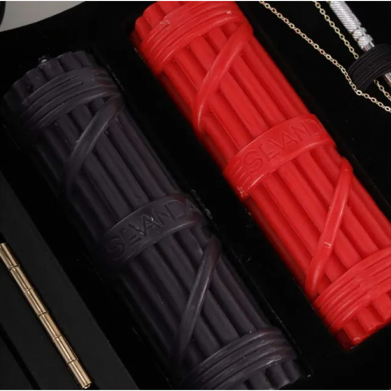 Валіза БДСМ 14 предметів Lockink Чорна Валіза БДСМ 14 предметів Lockink Чорна