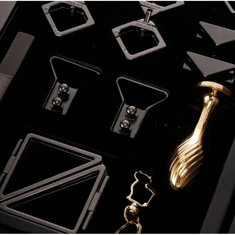 Валіза БДСМ 14 предметів Lockink Чорна Валіза БДСМ 14 предметів Lockink Чорна