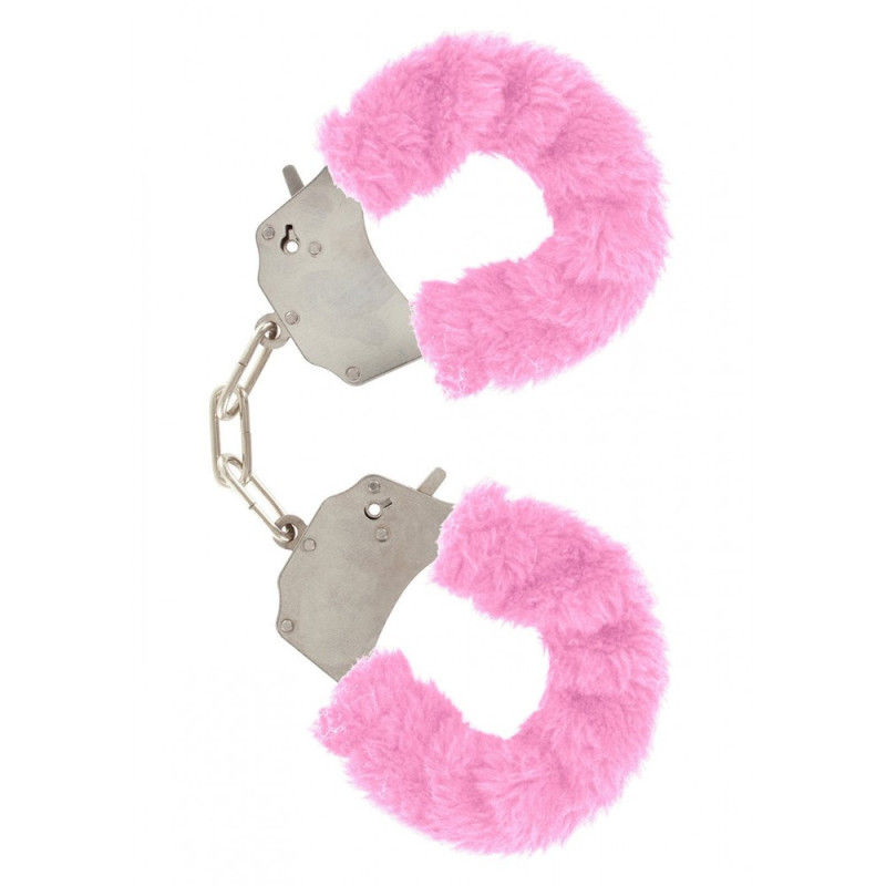 Наручники рожеві з хутром Toy Joy Furry fan cuffs Рожеві Наручники рожеві з хутром Toy Joy Furry fan cuffs Рожеві