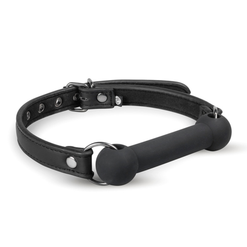 Кляп-вуздечка EasyToys, силіконовий, чорний, 1.7 см Кляп-вуздечка EasyToys, силіконовий, чорний, 1.7 см