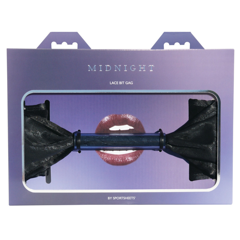 Кляп Sportsheets Midnight Lace Bit Gag