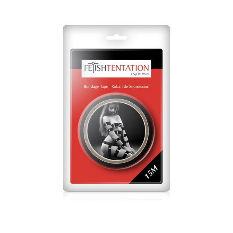 Скотч для бондажу Fetish Tentation Чорний