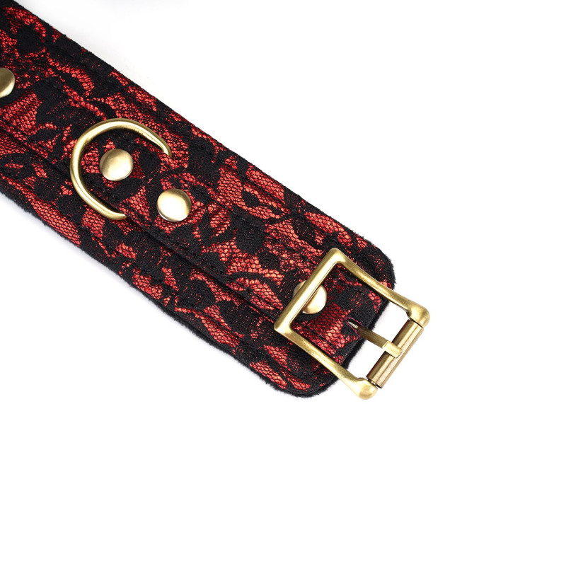 Наручники Liebe Seele Victorian Garden Wrist Cuff, кольца и соединительная цепочка Наручники Liebe Seele Victorian Garden Wrist Cuff, кольца и соединительная цепочка