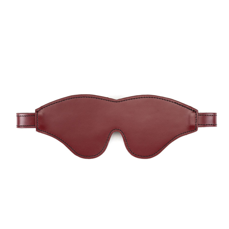 Кожаная маска на глаза Liebe Seele Wine Red Blindfold Кожаная маска на глаза Liebe Seele Wine Red Blindfold