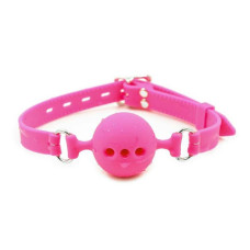 Кляп DS Fetish Mouth Silicone gag M pink