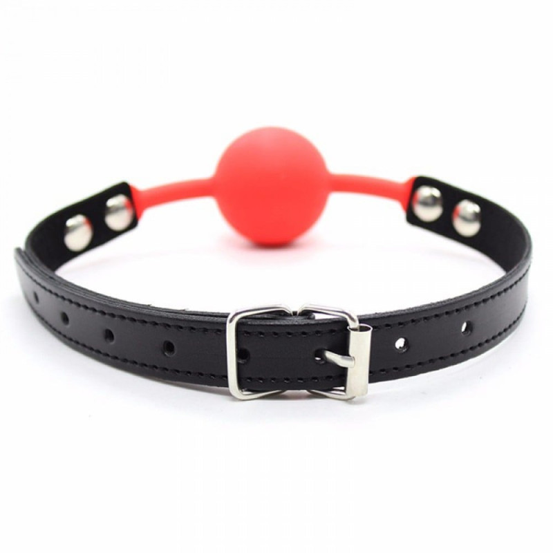 Кляп силиконовый DS Fetish Silicone ball gag metal accesso red Кляп силиконовый DS Fetish Silicone ball gag metal accesso red