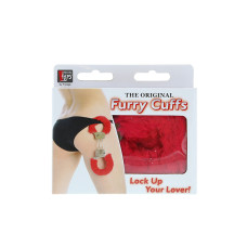 Наручники Dreamtoys Metal Handcuff with Plush Красные