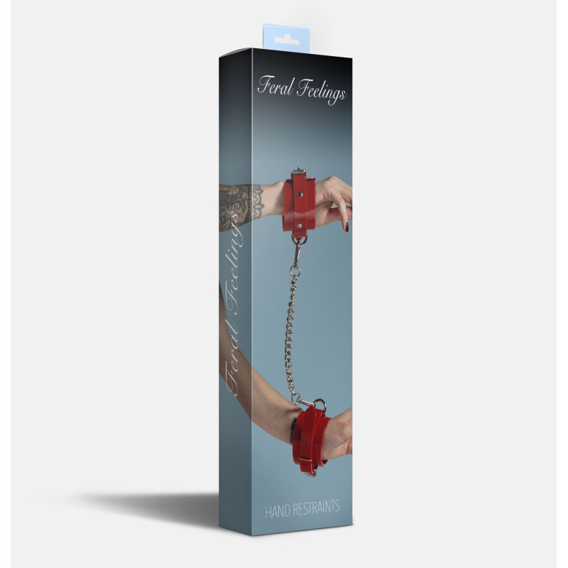 Наручники Feral Feelings - Hand Restraints Red Наручники Feral Feelings - Hand Restraints Red