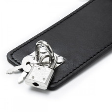 Система фиксации DS Fetish Neck collar and hogtie restraints with chain черная