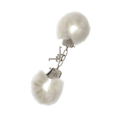 Наручники Dreamtoys Metal Handcuff with Plush Белые