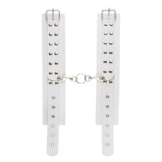 Окови sLash Leather Restraints Leg Cuffs Білі