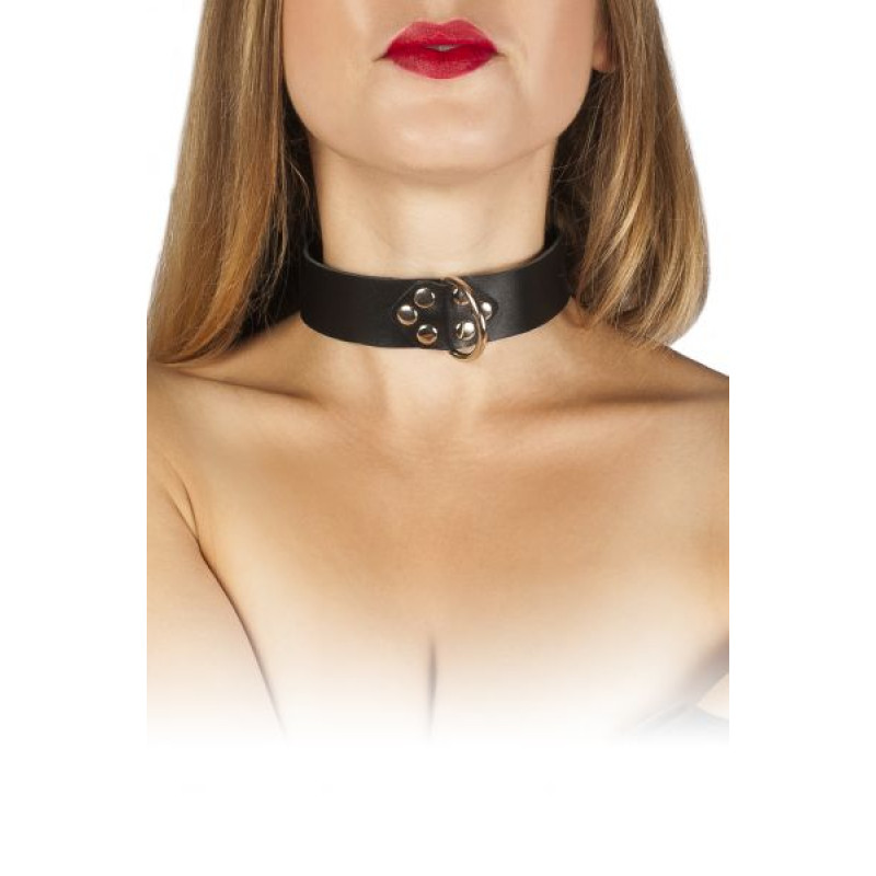 Нашийник sLash Leather Collar Чорний Нашийник sLash Leather Collar Чорний
