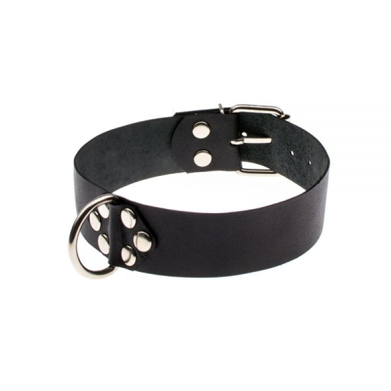 Нашийник sLash Leather Collar Чорний Нашийник sLash Leather Collar Чорний