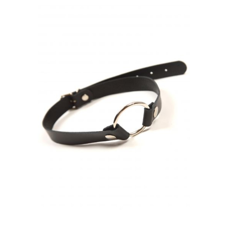 Кляп sLash Leather O-Ring Gag Черный Кляп sLash Leather O-Ring Gag Черный