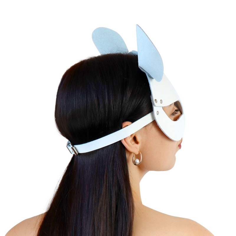Шкіряна маска мишки Art of Sex - Mouse Mask, колір Білий Шкіряна маска мишки Art of Sex - Mouse Mask, колір Білий