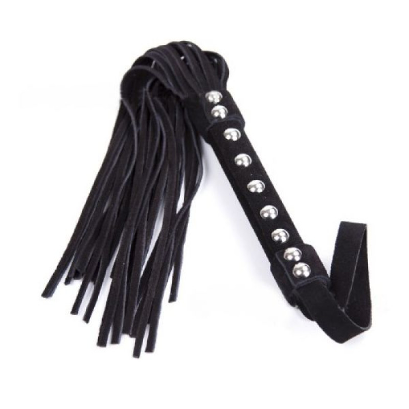Флоггер DS Fetish Leather flogger suede leather black 50 см Флоггер DS Fetish Leather flogger suede leather black 50 см