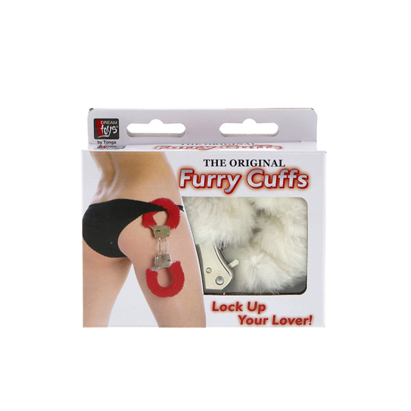 Наручники Dreamtoys Metal Handcuff with Plush Белые