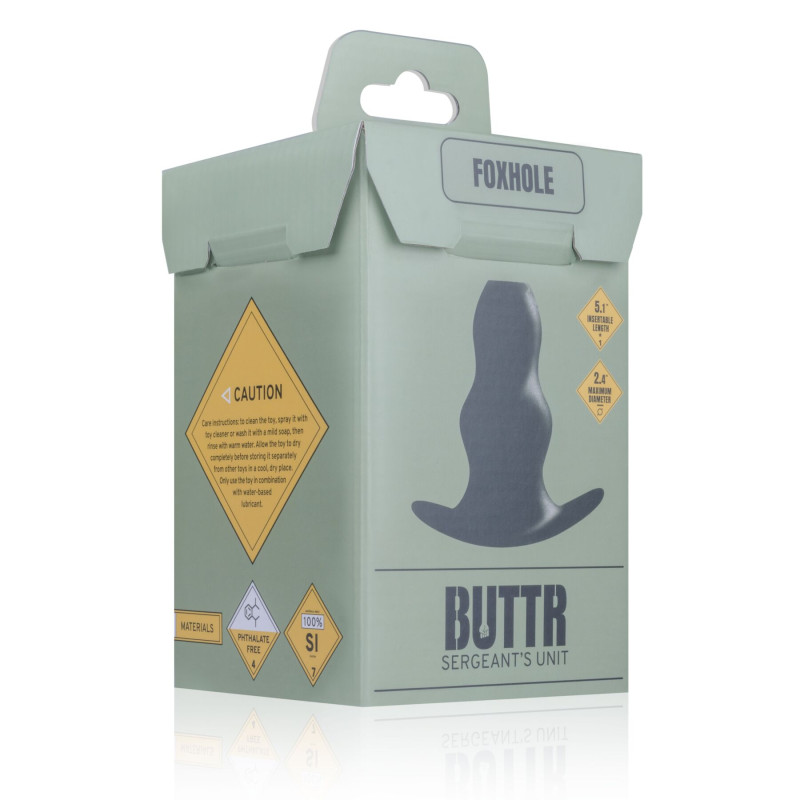 Анальна пробка BUTTR - Foxhole Hollow Butt Plug Анальна пробка BUTTR - Foxhole Hollow Butt Plug
