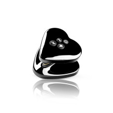 Вибратор для клитора с электростимуляцией Mystim Heart´s Desire Black Edition