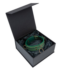 Премиум ошейник LOVECRAFT размер S зеленый