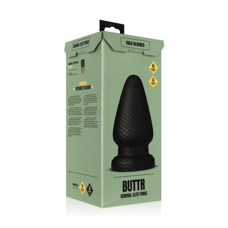 Анальна пробка BUTTR - Cold Blooded Scaled Butt Plug Анальна пробка BUTTR - Cold Blooded Scaled Butt Plug
