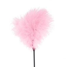 Щекоталка с пером индюка Art of Sex – Feather Paddle, розовая