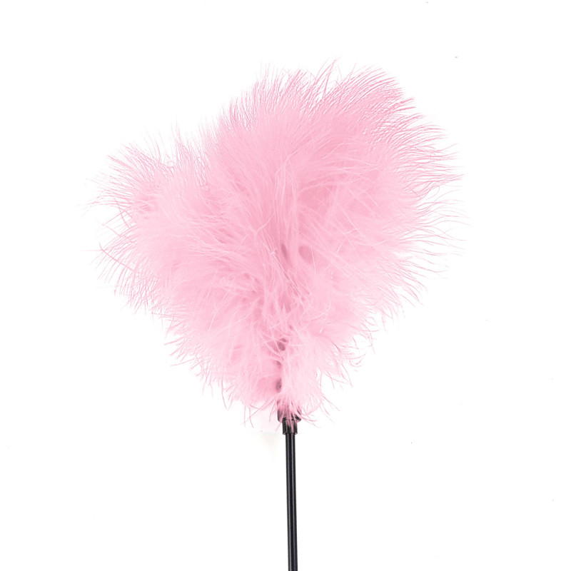 Щекоталка с пером индюка Art of Sex – Feather Paddle, розовая Щекоталка с пером индюка Art of Sex – Feather Paddle, розовая