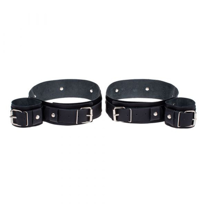 Фиксатор для запястий и бедер sLash Fixation Me Thigh, Smooth Black Фиксатор для запястий и бедер sLash Fixation Me Thigh, Smooth Black