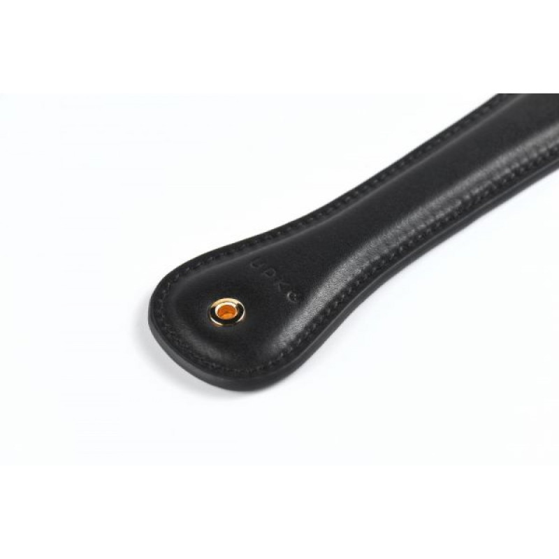 Паддл UPKO Bitch!, італійська шкіра, Чорний Паддл UPKO Bitch!, італійська шкіра, Чорний