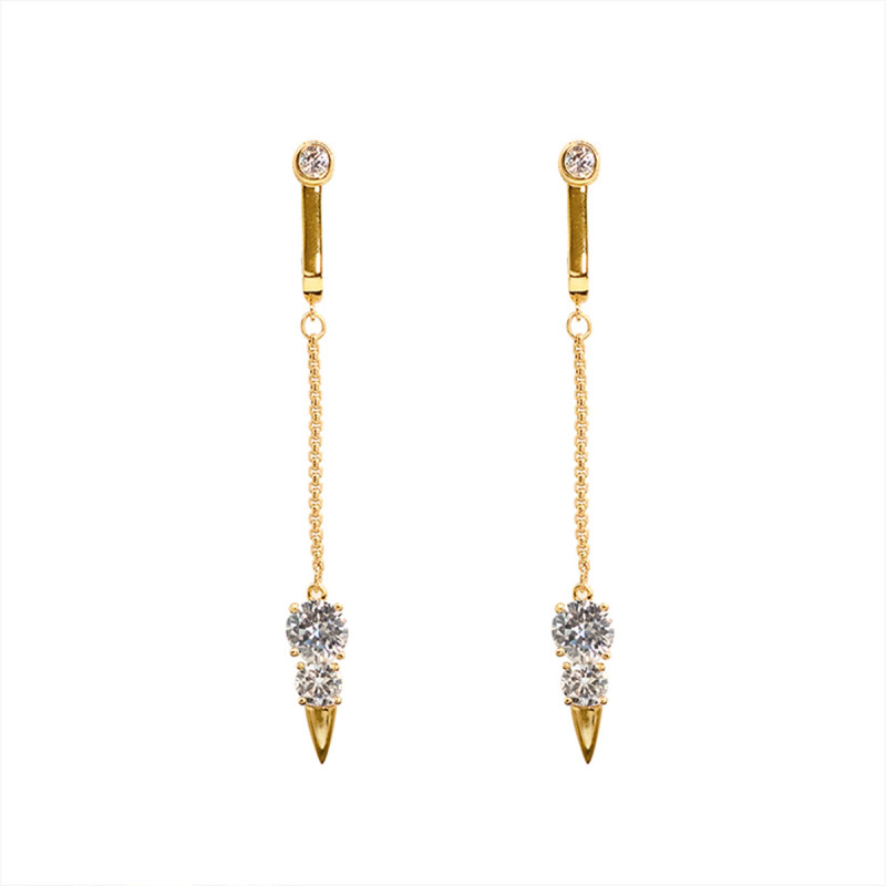 Украшения для клитора и половых губ UPKO Non-pierced Jewelry Snowman с горным хрусталем, золотистые Украшения для клитора и половых губ UPKO Non-pierced Jewelry Snowman с горным хрусталем, золотистые