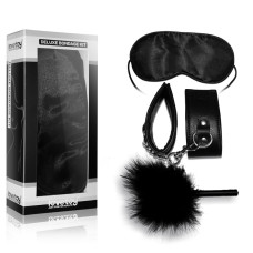 Набір БДСМ LoveToy Deluxe Bondage Kit (маска, наручники, пір'їнка)