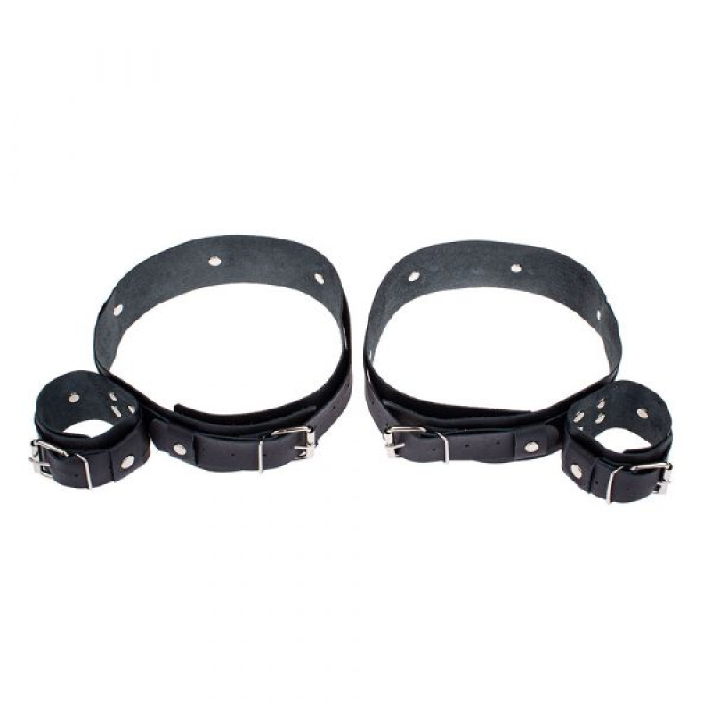 Фиксатор для запястий и бедер sLash Fixation Me Thigh, Smooth Black Фиксатор для запястий и бедер sLash Fixation Me Thigh, Smooth Black