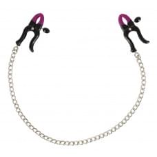 Зажимы для сосков Bad Kitty Silicone Nipple Clamps Серебристые