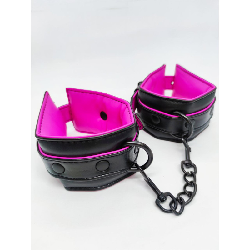 Наручинки та кайдани DS Fetish Kit of handcuffs and ankles Наручинки та кайдани DS Fetish Kit of handcuffs and ankles