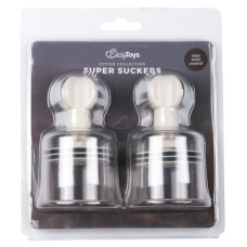 Вакуумные зажимы для сосков EasyToys Large nipple suckers 2 шт