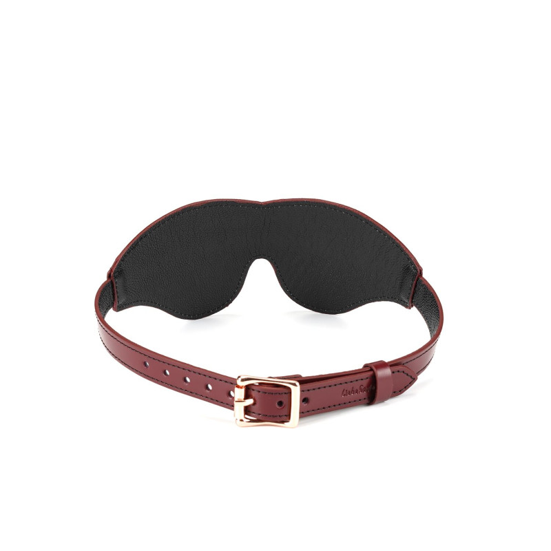 Кожаная маска на глаза Liebe Seele Wine Red Blindfold Кожаная маска на глаза Liebe Seele Wine Red Blindfold
